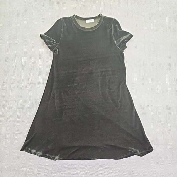 Ginger G Women’s Hunter Green Velvet Size Small A-line Dress Cottagecore Boho - Picture 1 of 14